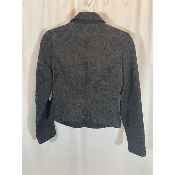 JACLYN SMITH CLASSIC BLAZER, SIZE SMALL, EMBROIDERED - Picture 2 of 9